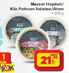 MEZZET HAYDARİ/ KÖZ PATLICAN SALATASI/ATOM 200 G